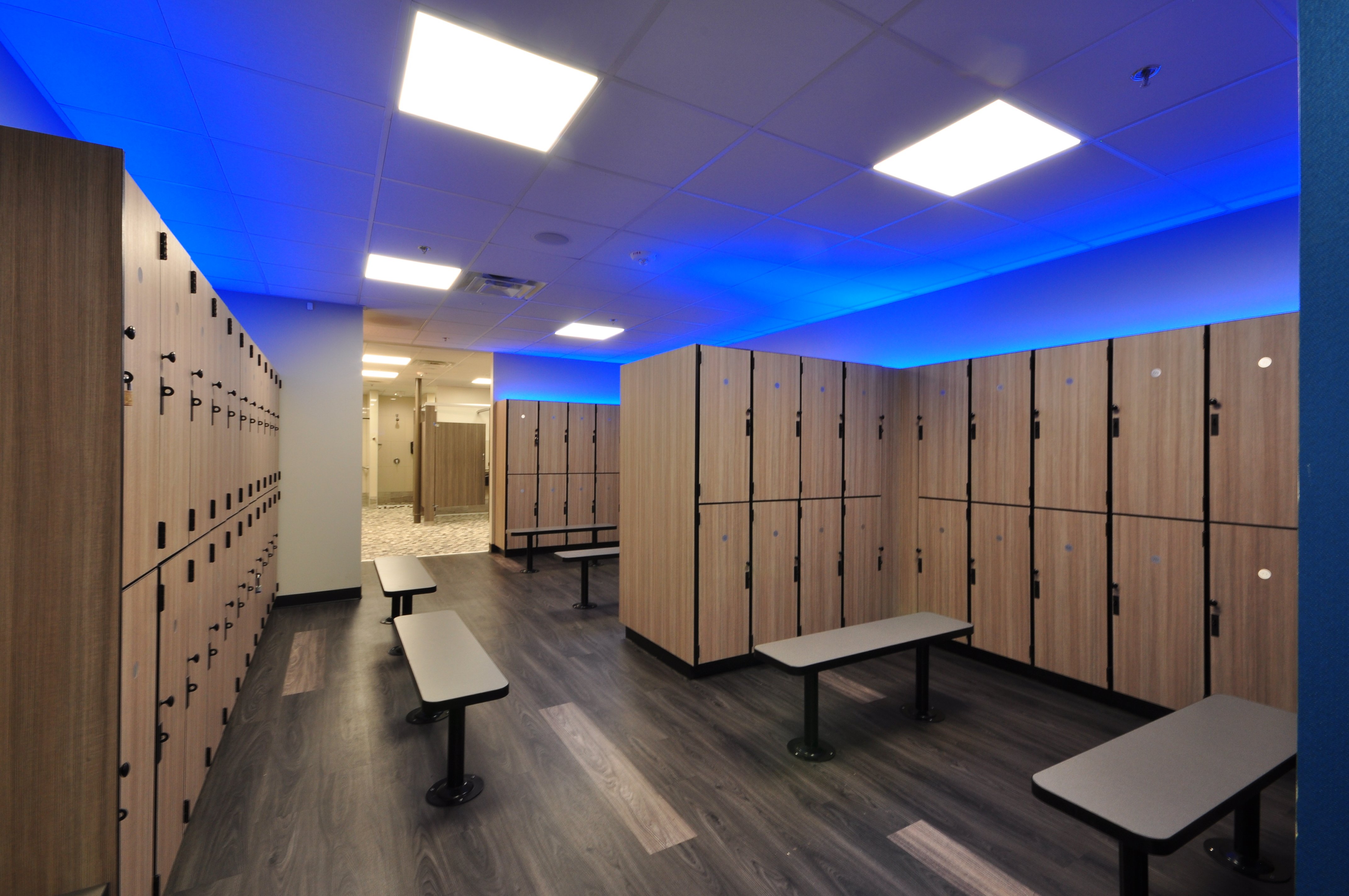 State-of-the-art Locker Rooms