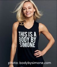 Celebrity trainers Simone De La Rue