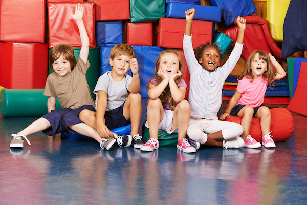 Kids club at the gym featured